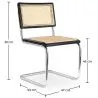 Packung Industrial Design Esstisch aus Holz (200cm) & 8 Rattan-Esszimmerstühle - Bruna image 7