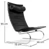 Sessel aus Leder - Design-Liege - Bloy image 7