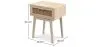 Nachttisch mit Schublade - Boho Bali Holz - Yanpai image 7