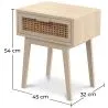 Nachttisch mit Schublade - Boho Bali Holz - Yanpai image 7