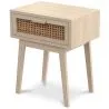 Nachttisch mit Schublade - Boho Bali Holz - Yanpai image 7