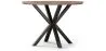 Runder Esstisch - Industrial Style - Holz und Metall - Bayron image 7