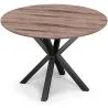 Runder Esstisch - Industrial Style - Holz und Metall - Bayron image 7