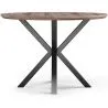 Runder Esstisch - Industrial Style - Holz und Metall - Bayron image 7