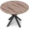 Runder Esstisch - Industrial Style - Holz und Metall - Bayron image 7