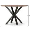 Runder Esstisch - Industrial Style - Holz und Metall - Bayron image 7