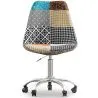  Drehbarer Bürostuhl - Patchwork-Polsterung - Patty image 7