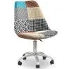  Drehbarer Bürostuhl - Patchwork-Polsterung - Patty image 7