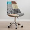  Drehbarer Bürostuhl - Patchwork-Polsterung - Patty image 7