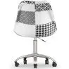 Drehbarer Bürostuhl - Patchwork-Polsterung - Sam  image 7