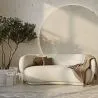 Gebogener 3-Sitzer-Bouclé-Stoffsofa - Curvy image 7