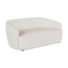 Gebogener 2-Sitzer-Bouclé-Stoffsofa - Bold image 7