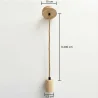 Pendelleuchtenkabel aus Jute und Holz - 200cm - Hanz image 7