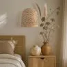 Rattan-Deckenlampe - Boho Bali Design Pendelleuchte - 30cm- Rava image 7
