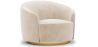 Sessel mit gebogenem Design - Bezug aus Samt - Herina image 7