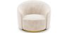 Sessel mit gebogenem Design - Bezug aus Samt - Herina image 7