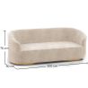 3/4-Sitzer-Sofa mit Samtbezug - Herina image 7