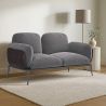 2-Sitzer-Sofa - Samtbezug - Vandan image 7