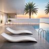 Pool-Liegestuhl-Design - Mattweiß - Hero image 7