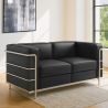 2-Sitzer Sofa - Bezug aus veganem Leder - Lecur image 7