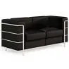 2-Sitzer Sofa - Bezug aus veganem Leder - Lecur image 7
