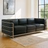 3-Sitzer Sofa - Bezug aus veganem Leder - Lecur image 7