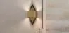 Goldene Wandlampe Wandleuchte - Golden image 7