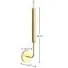 Wandleuchte Kerzenlampe in Gold - Lica image 7
