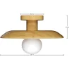 Deckenlampe - Holz-Deckenleuchte - Richmon image 7