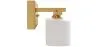 Gealterte goldene Wandleuchte - 3-Licht-Applikation - Violett image 7