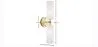 Gealterte Goldene Wandleuchte - 2-flammige Wandlampe - Feru image 7