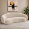 Gebogener Samtsofa - 3/4 Sitze - Souta image 7