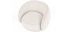 Gebogener Sessel mit Bouclé-Stoffbezug - Cally  image 7