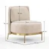 Designer-Sessel - Samtbezug - Kanla image 7
