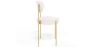 4er-Pack - Esszimmerstuhl - Bezug aus Bouclé-Stoff - Goldener Metallrahmen - Margot image 7