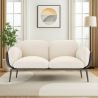 2-Sitzer-Sofa - Bezug aus Bouclé-Stoff - Vandan image 7