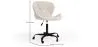 Bürostuhl mit Rädern - Drehstuhl - Bezogen mit Bouclé-Stoff - Schwarzes Wito-Gestell image 7