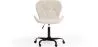 Bürostuhl mit Rädern - Drehstuhl - Bezogen mit Bouclé-Stoff - Schwarzes Wito-Gestell image 7