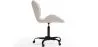 Bürostuhl mit Rädern - Drehstuhl - Bezogen mit Bouclé-Stoff - Schwarzes Wito-Gestell image 7