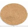 Runder Jute-Teppich - Boho Bali - 100 CM - Kavya image 7