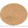 Runder Jute-Teppich - Boho Bali - 150 CM - Kavya image 7