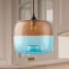 Kristall-Deckenlampe - Blaue Pendelleuchte - Bluey image 7