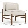 Sessel aus Bouclé-Stoff und Holz - Brina image 7