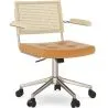 Rattan-Bürostuhl - Drehbar - Goner image 7
