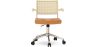 Rattan-Bürostuhl - Drehbar - Goner image 7