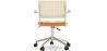 Rattan-Bürostuhl - Drehbar - Goner image 7