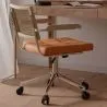 Rattan-Bürostuhl - Drehbar - Goner image 7