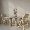 Klappbarer Holz-Rattan-Esszimmerstuhl - Umbra image 7