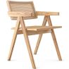 Esszimmerstuhl aus Rattan - mit Armlehnen - Kane image 7