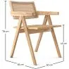 Esszimmerstuhl aus Rattan - mit Armlehnen - Kane image 7